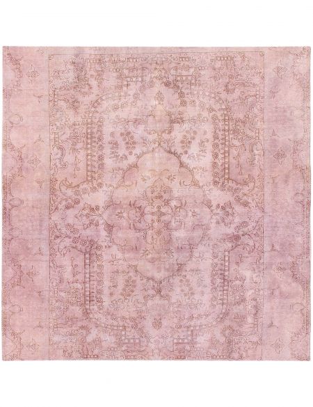 Persian Vintage Χαλί 286 x 286 Ροζ