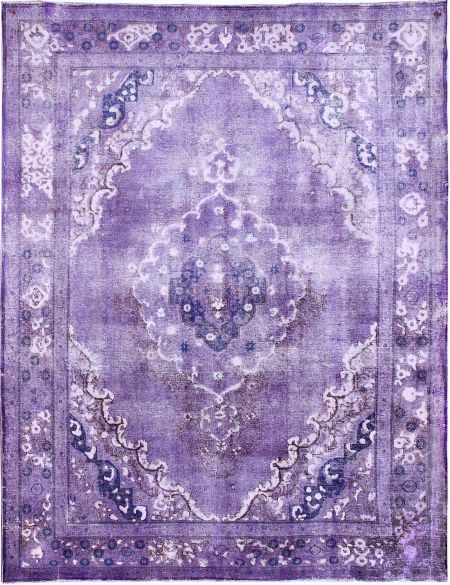 Persian Vintage Χαλί 384 x 283 Μωβ