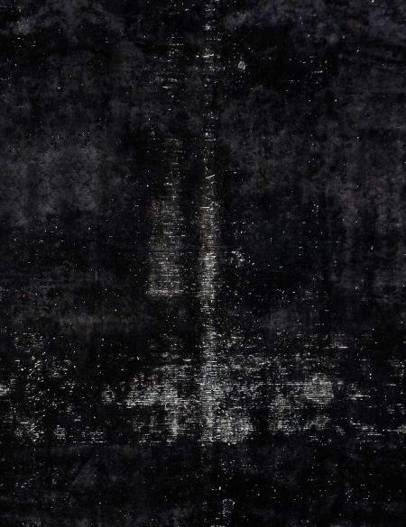 Vintage Χαλί 363 x 289 Μαύρο