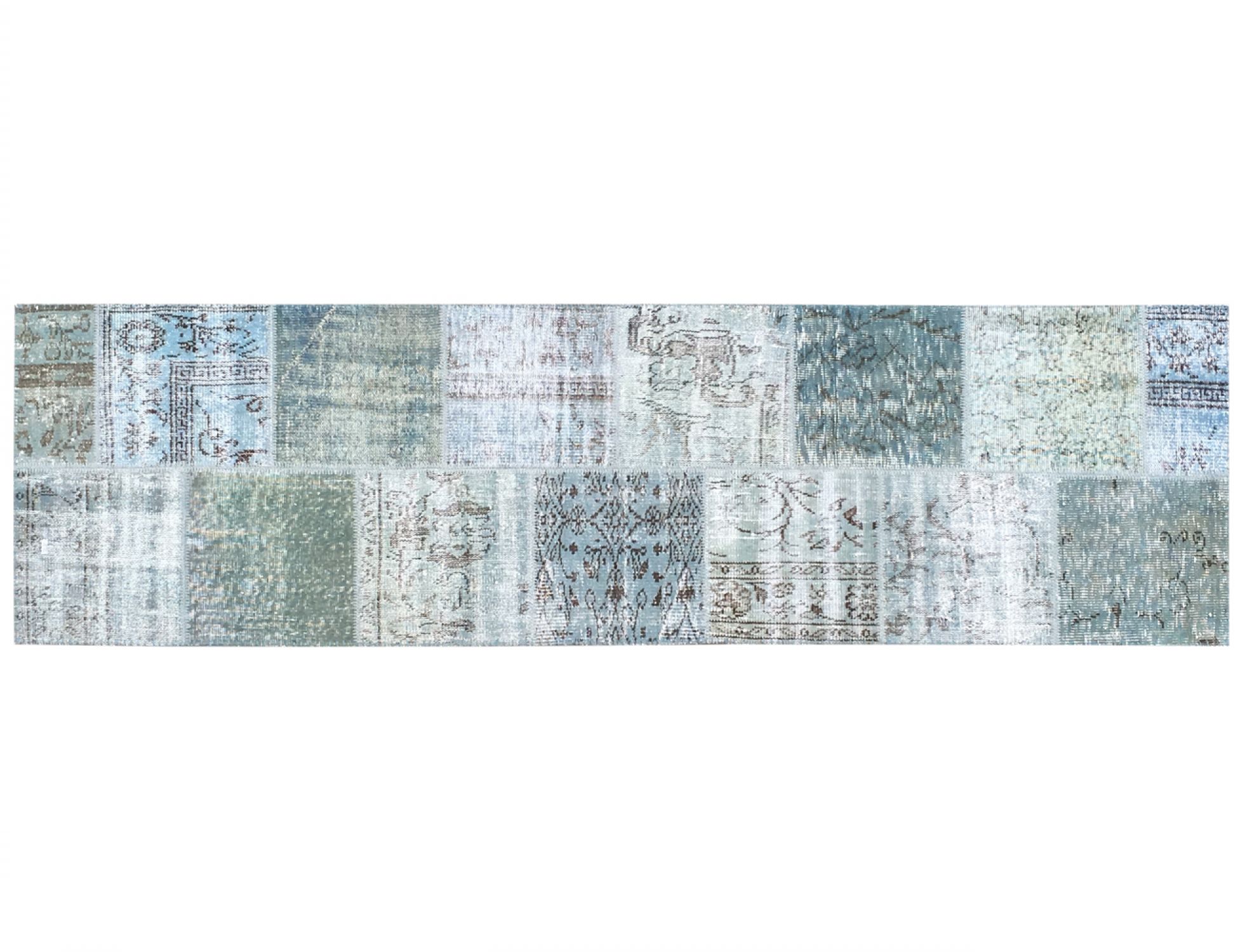 Patchwork Χαλί  Μπλε <br/>298 x 79 cm