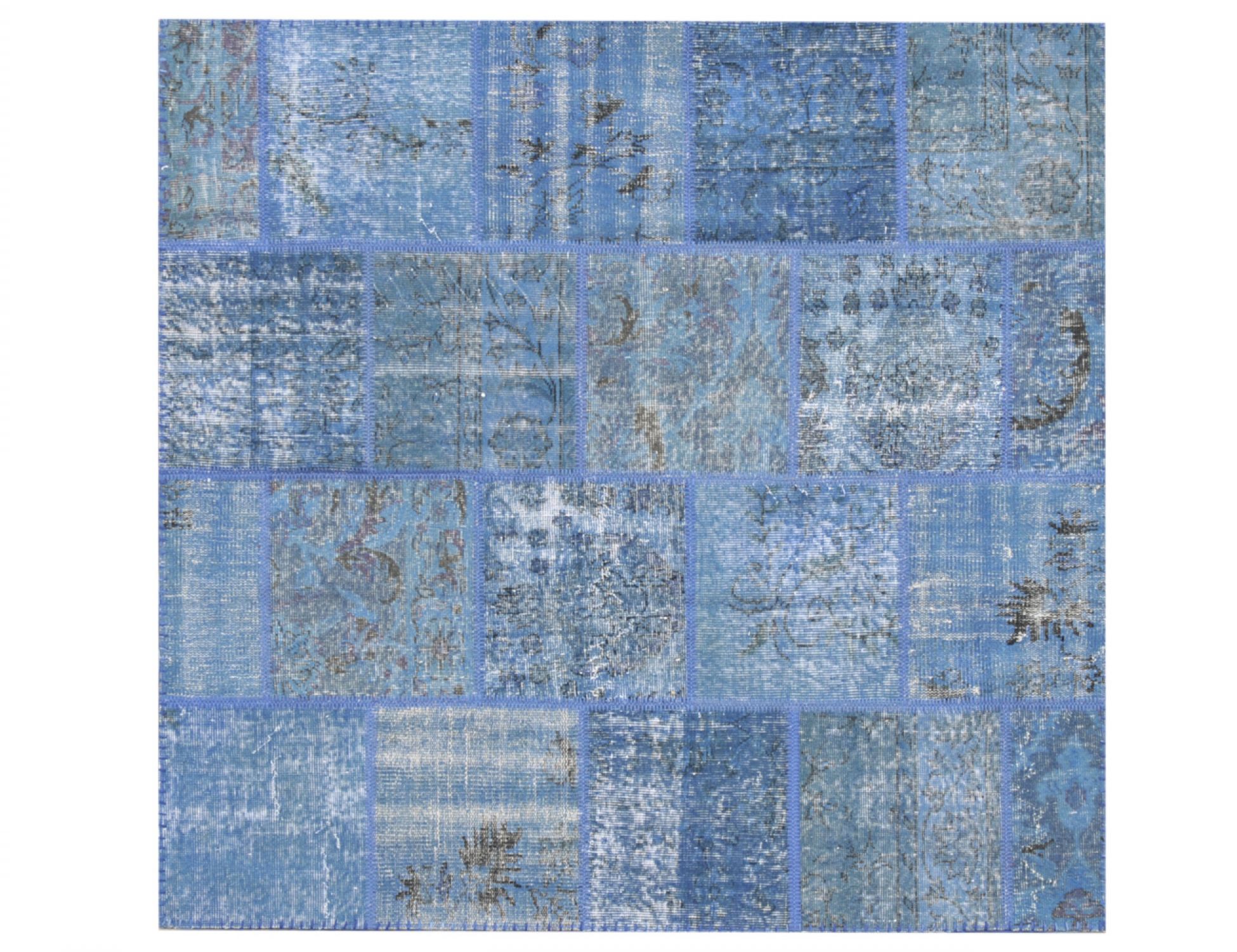 Patchwork Χαλί  Μπλε <br/>179 x 160 cm