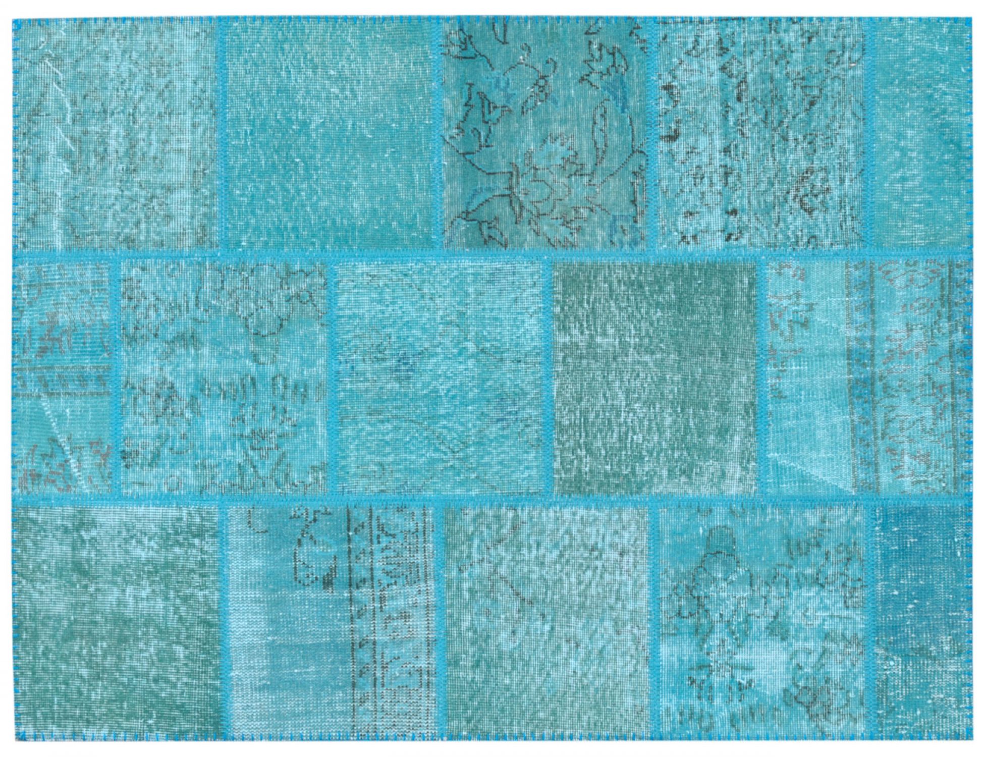 Patchwork Χαλί  Μπλε <br/>178 x 119 cm