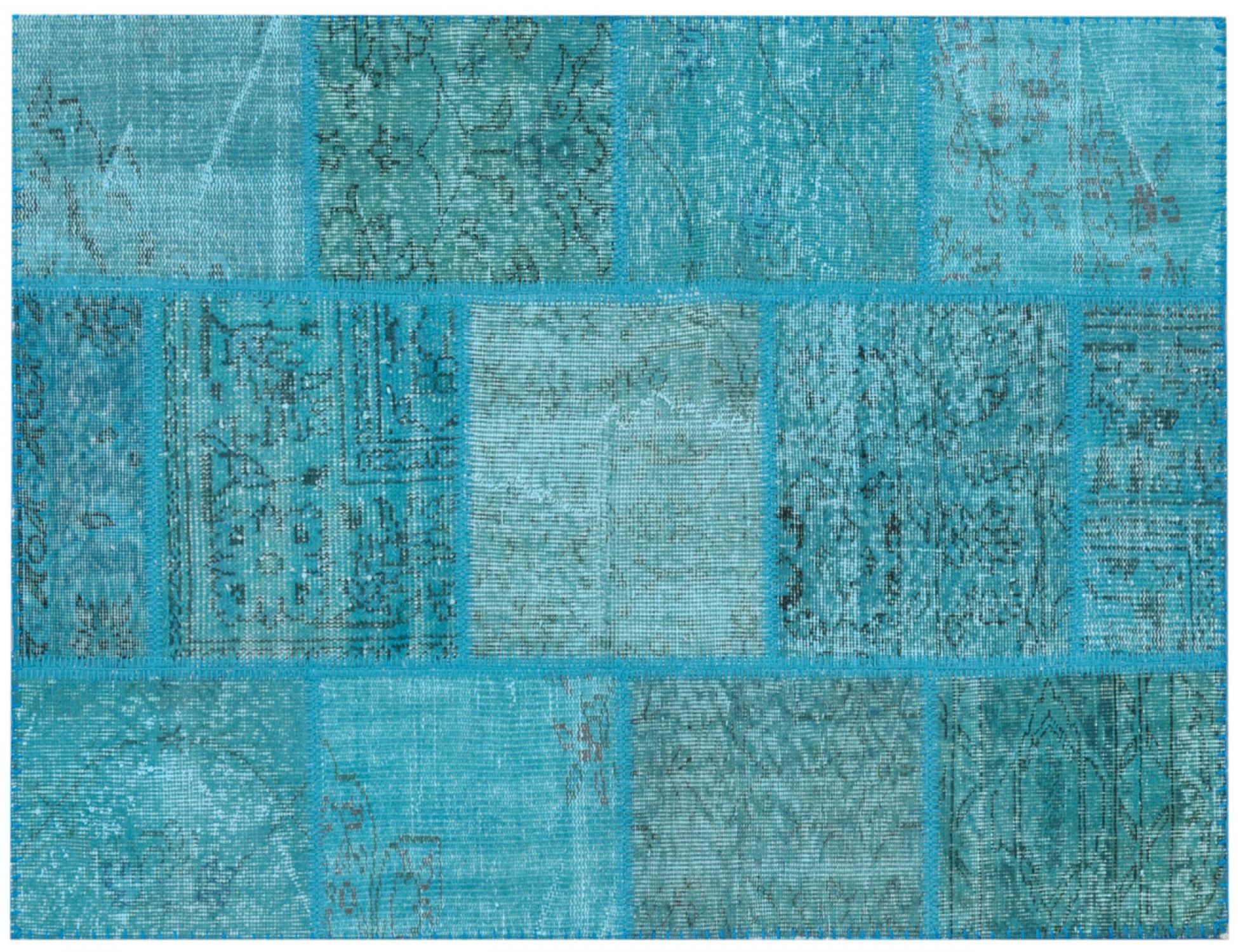 Patchwork Χαλί  Μπλε <br/>157 x 100 cm