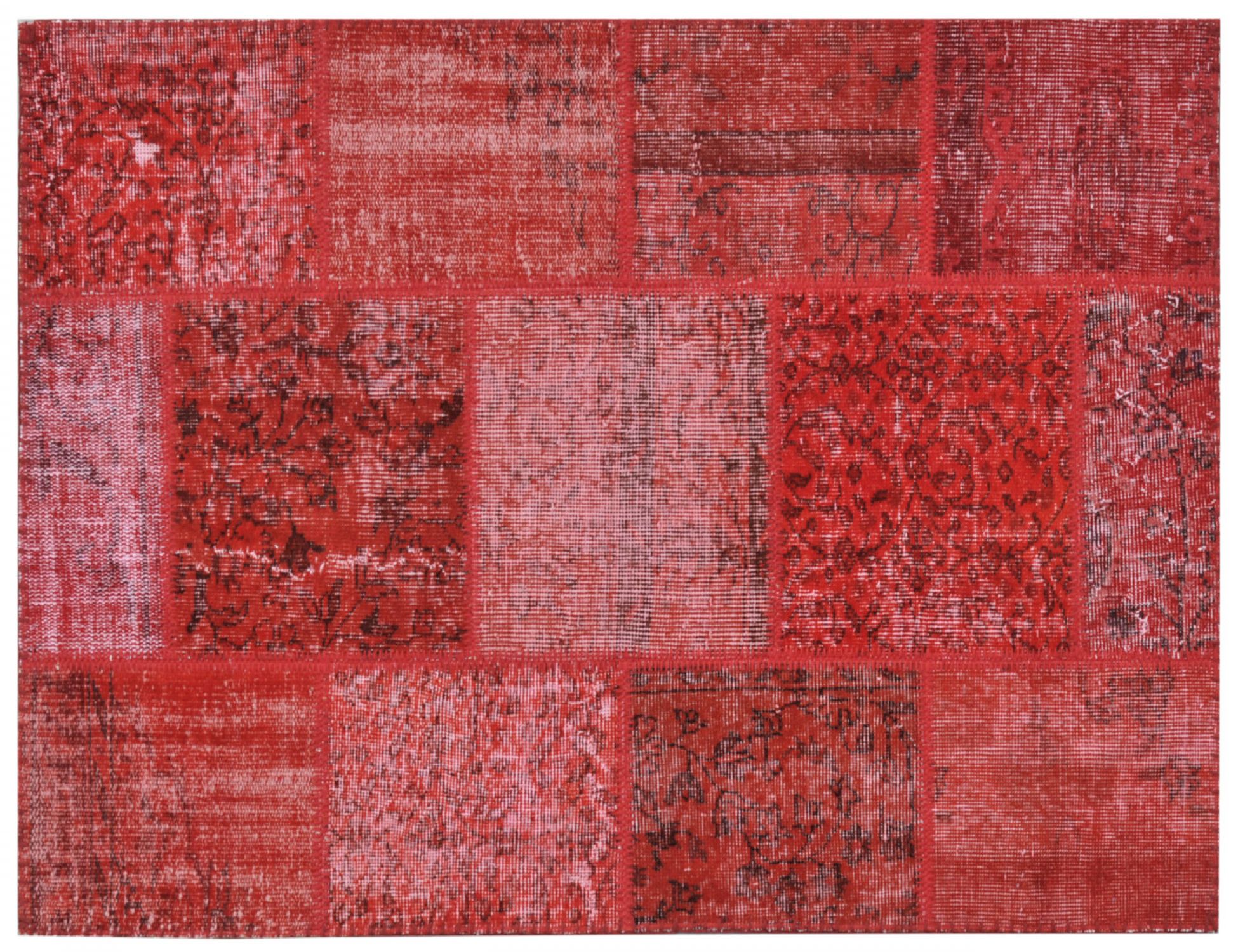 Patchwork Χαλί  Κόκκινο <br/>158 x 100 cm