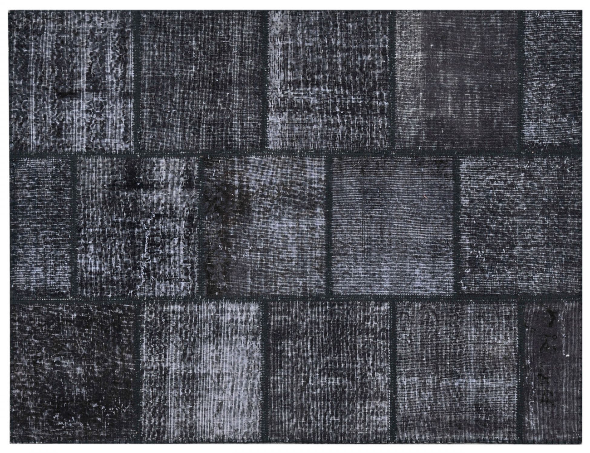 Patchwork Χαλί  Μαύρο <br/>179 x 119 cm