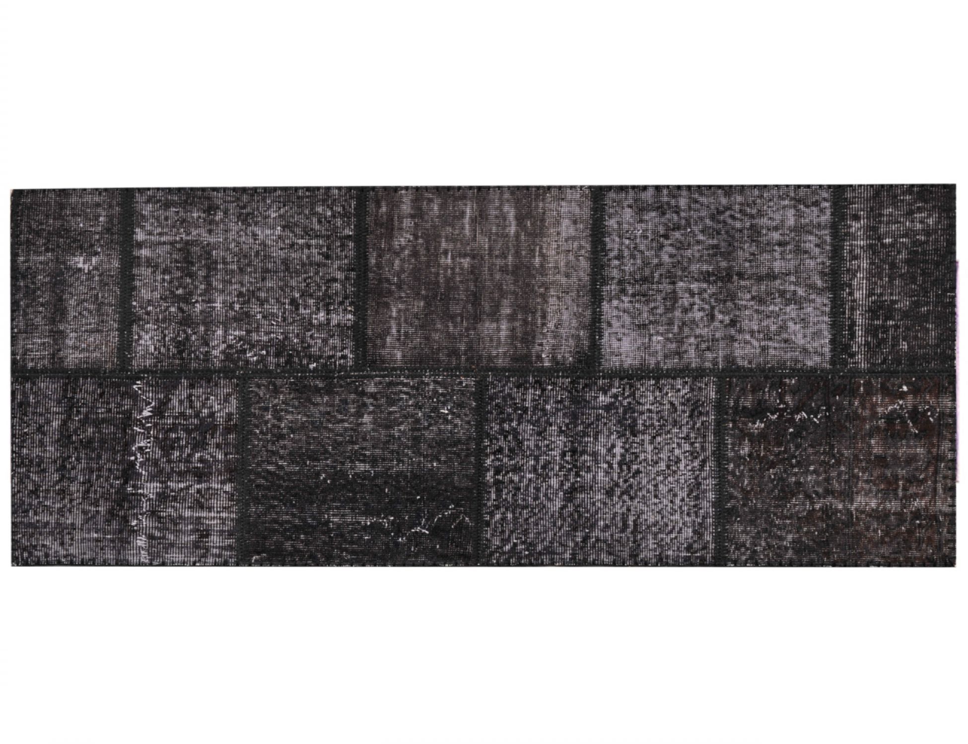 Patchwork Χαλί  Μαύρο <br/>159 x 79 cm