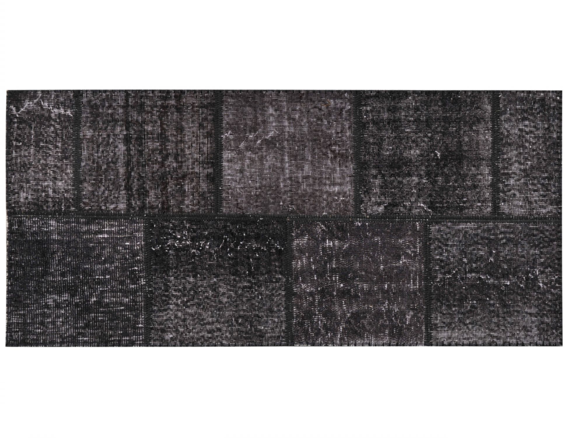 Patchwork Χαλί  Μαύρο <br/>158 x 80 cm