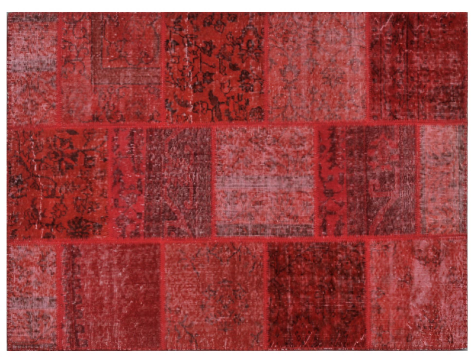 Patchwork Χαλί  Κόκκινο <br/>179 x 117 cm