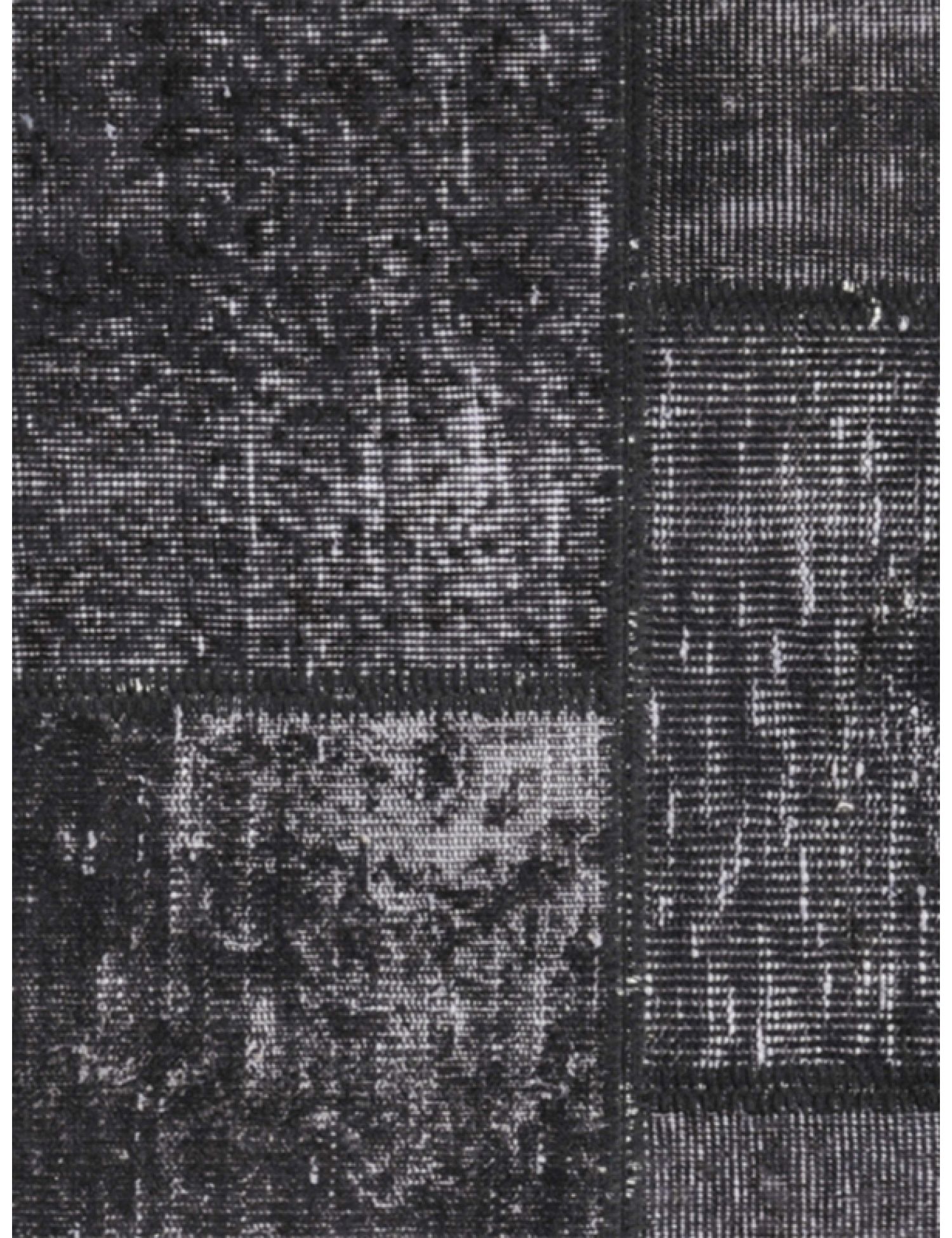 Patchwork Χαλί  Μαύρο <br/>158 x 79 cm