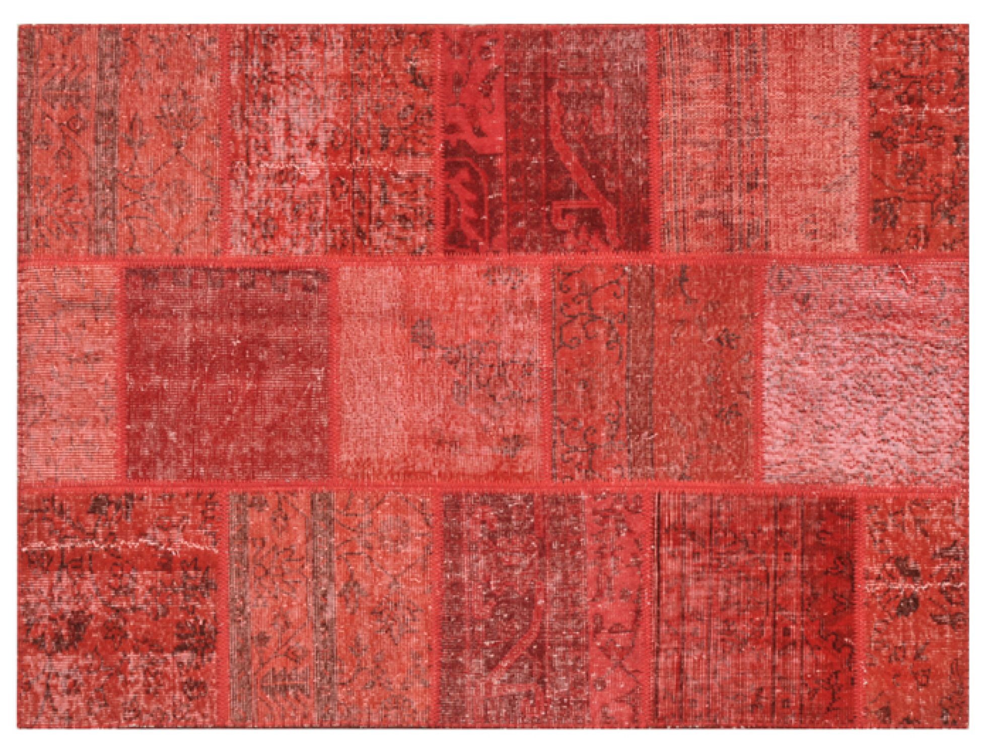 Patchwork Χαλί  Κόκκινο <br/>178 x 118 cm