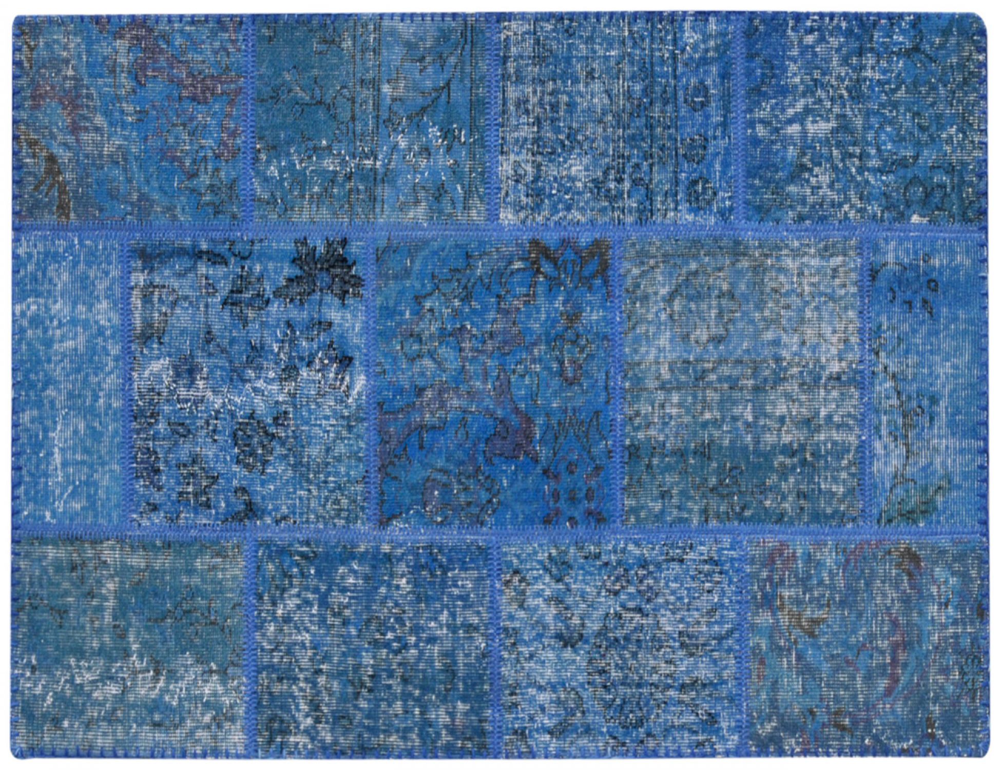 Patchwork Χαλί  Μπλε <br/>150 x 100 cm