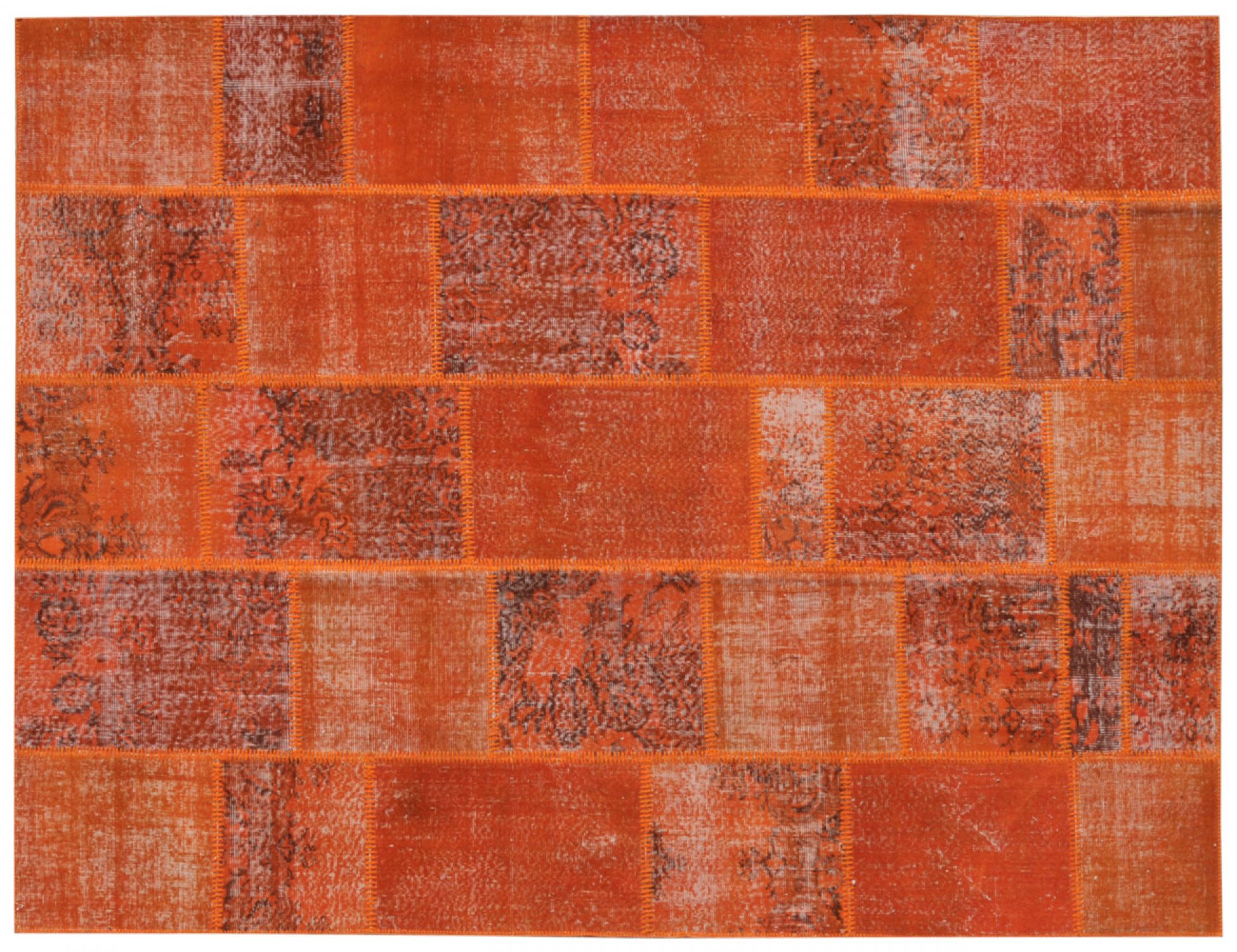 Patchwork Rug  Πορτοκαλί <br/>300 x 200 cm