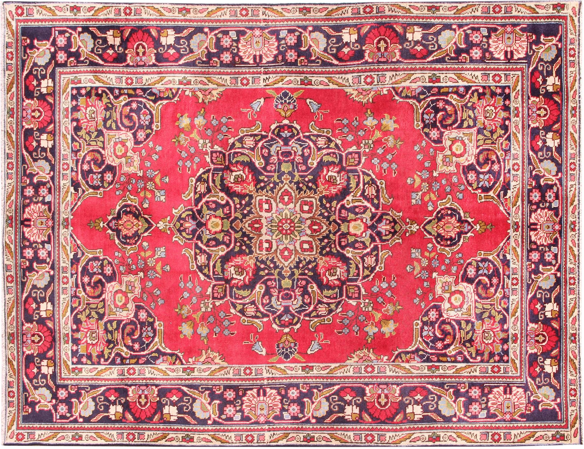 Tabriz Χαλί  Κόκκινο <br/>290 x 194 cm