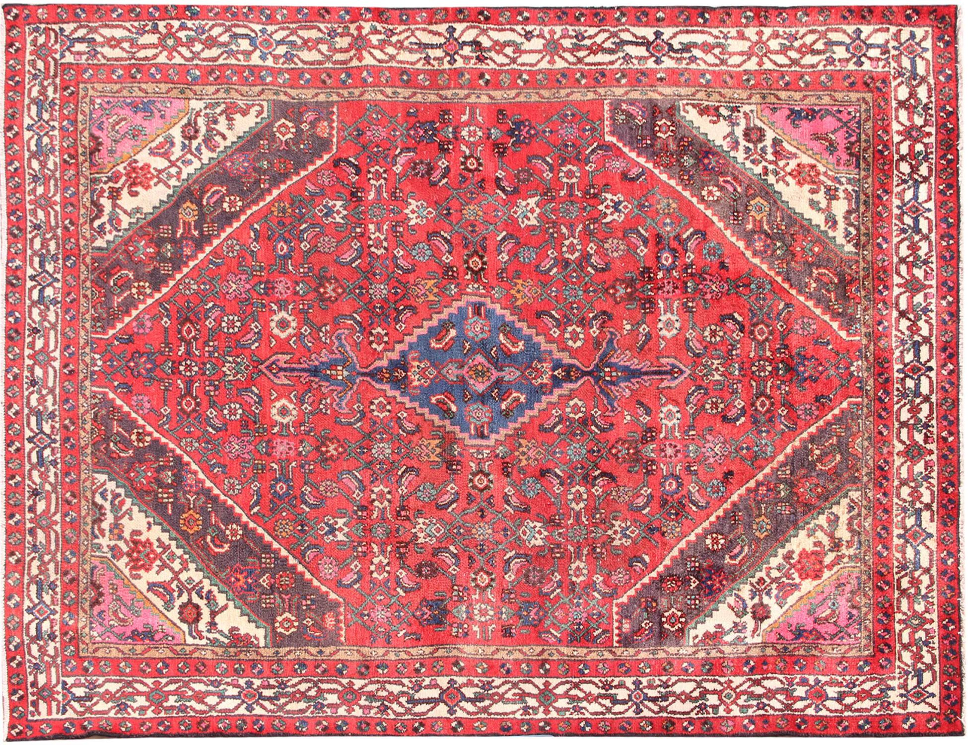 Hamadan Χαλί  Κόκκινο <br/>294 x 194 cm