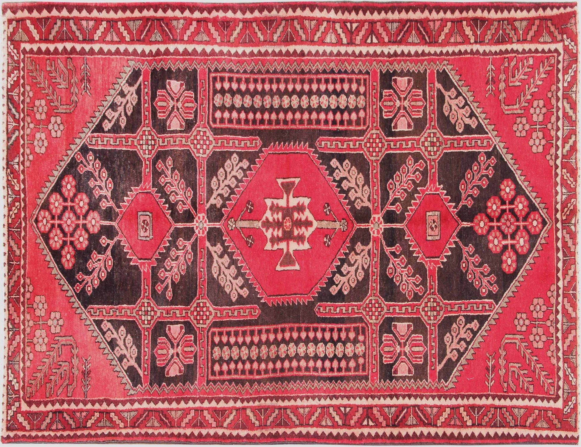 Hamadan Χαλί  Κόκκινο <br/>251 x 156 cm