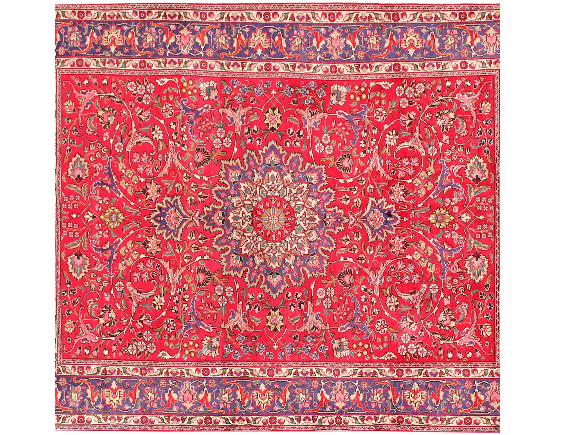  Χαλί  Κόκκινο <br/>196 x 196 cm