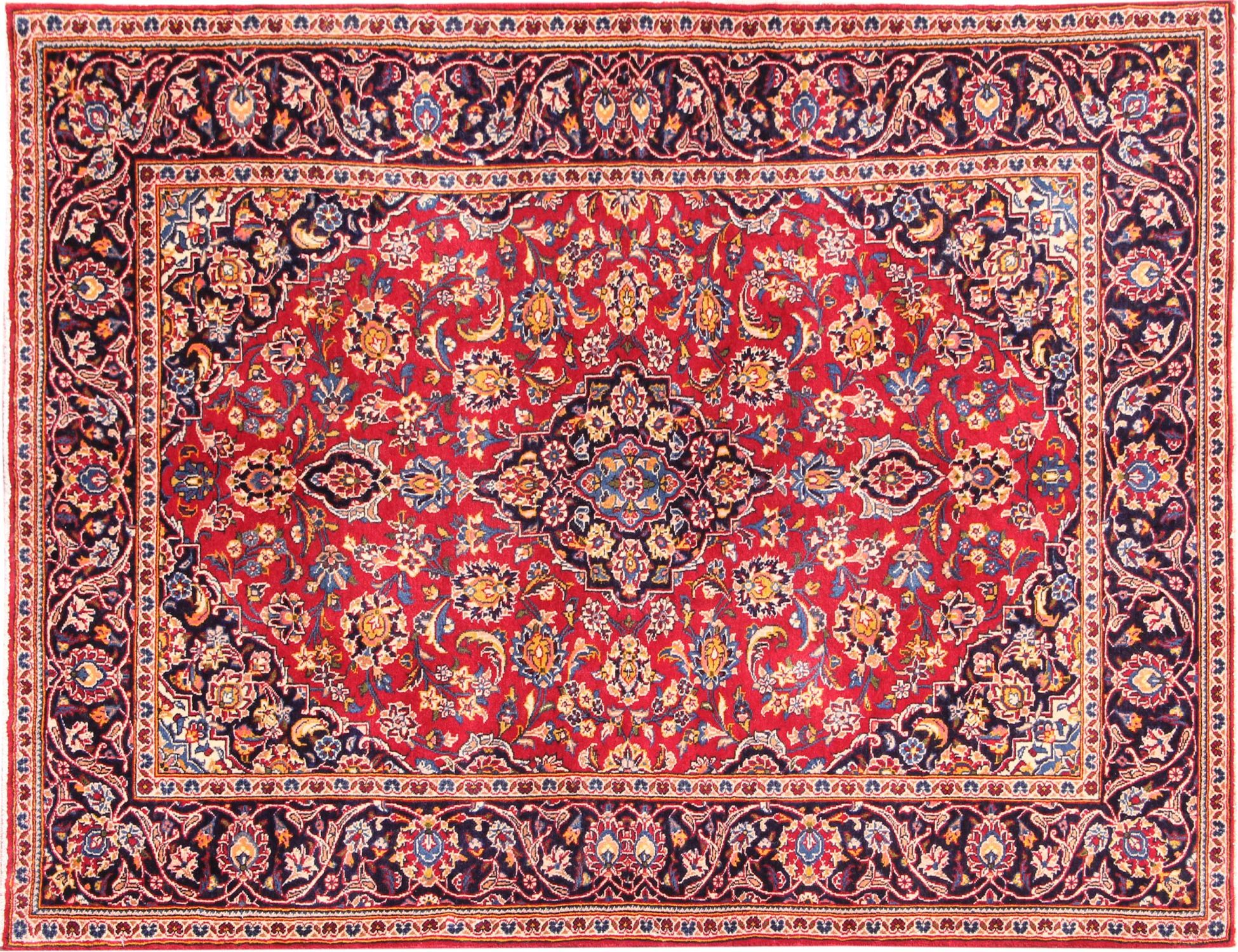 Keshan Χαλί  Κόκκινο <br/>216 x 135 cm