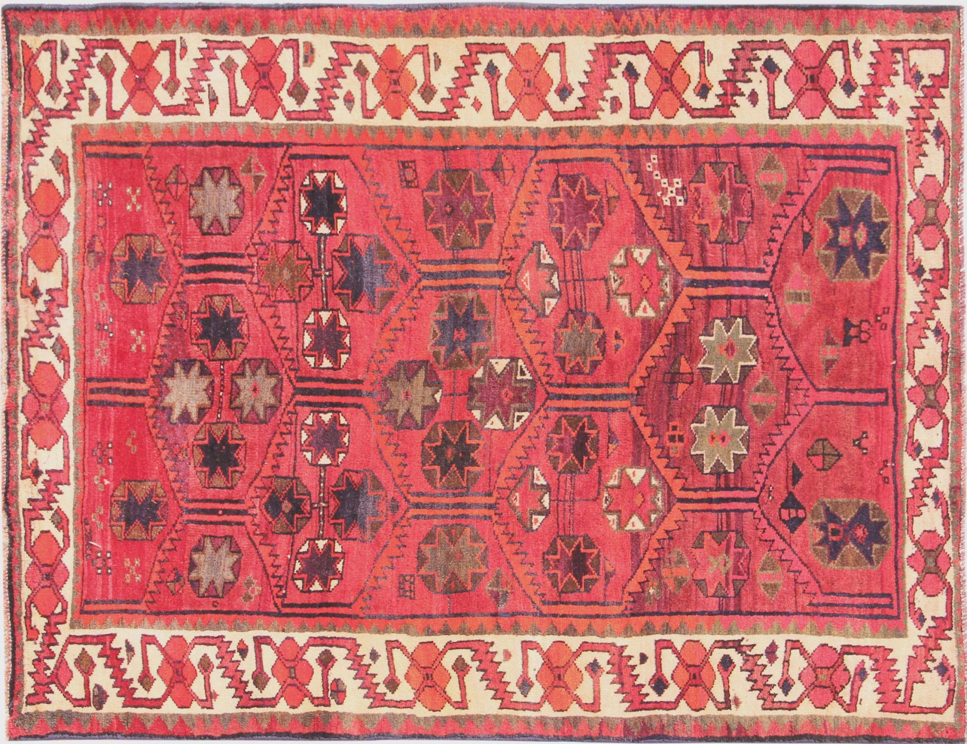 Hamadan Χαλί  Κόκκινο <br/>193 x 153 cm