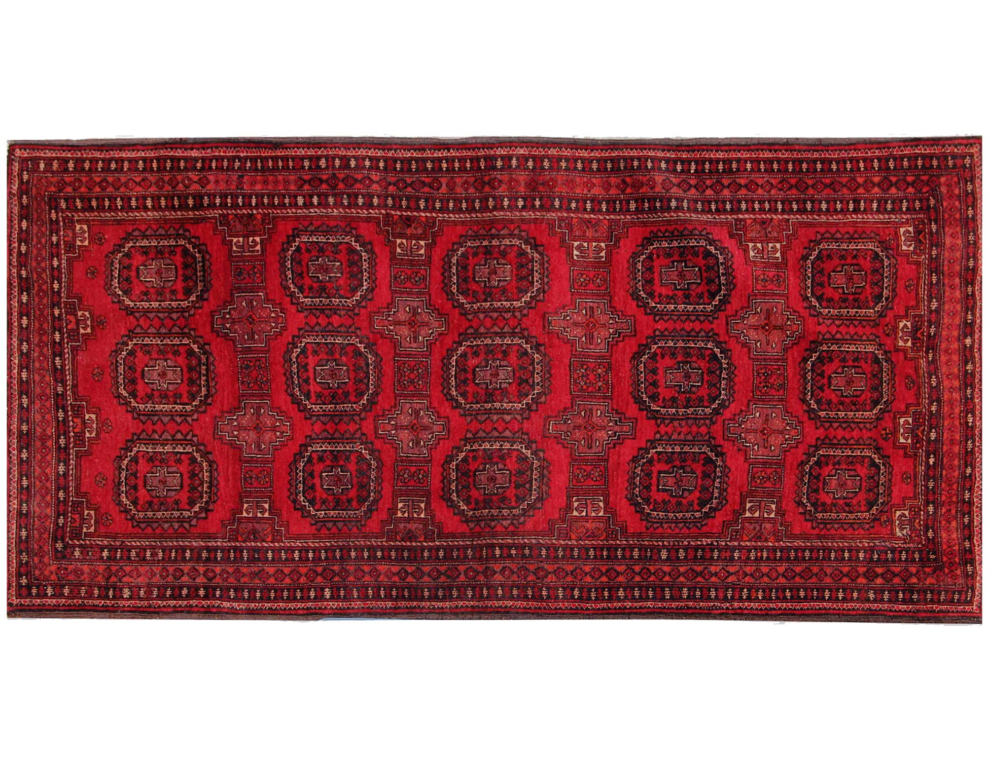 Turkman Χαλί  Κόκκινο <br/>170 x 100 cm
