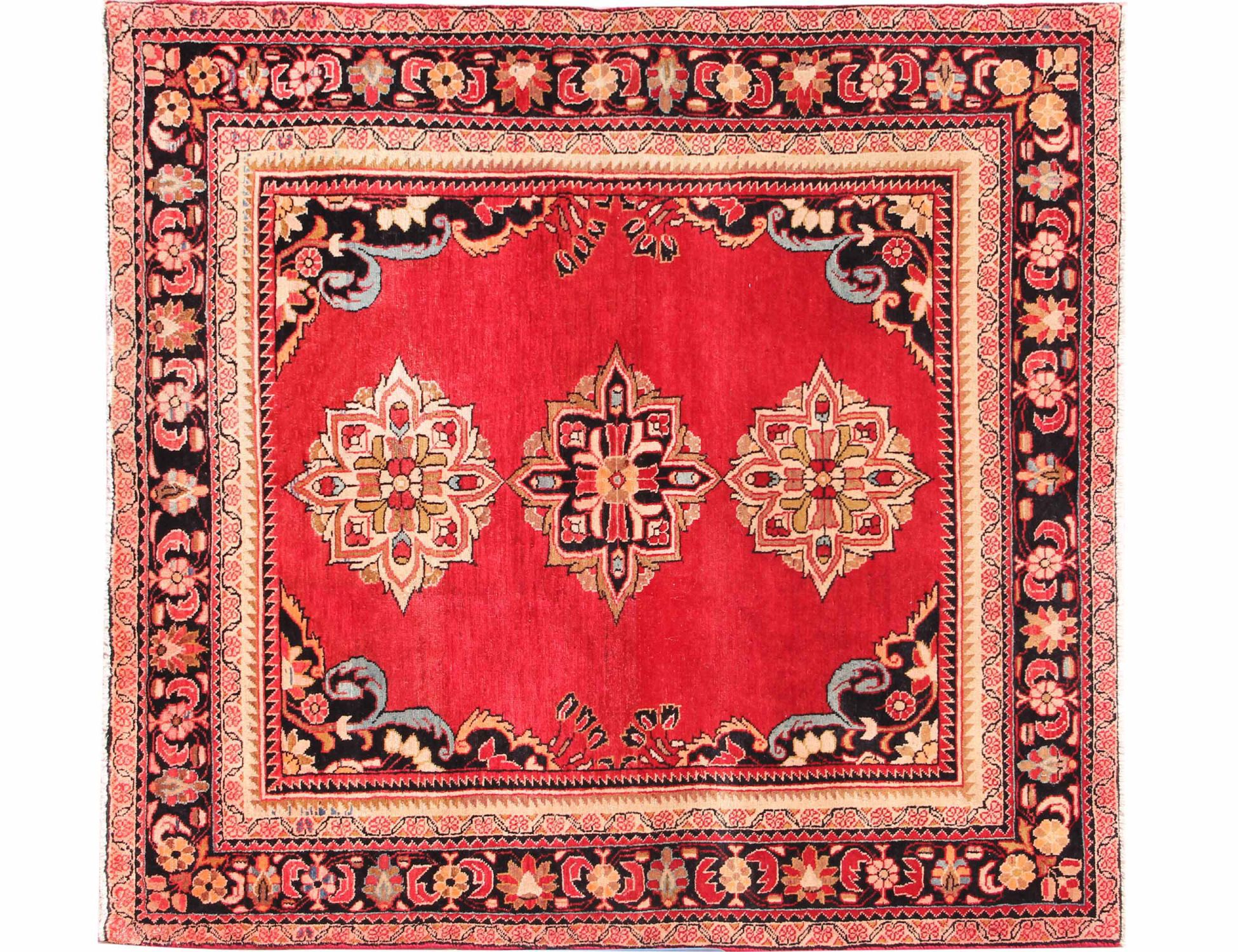 Hamadan Χαλί  Κόκκινο <br/>195 x 168 cm