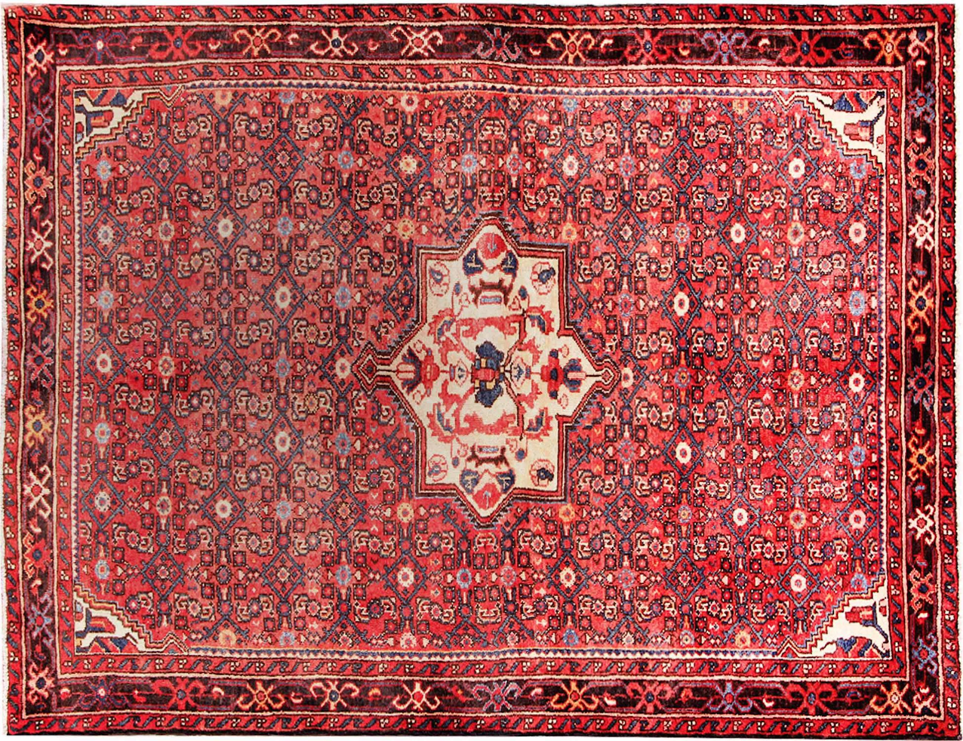 Hamadan Χαλί  Κόκκινο <br/>218 x 149 cm