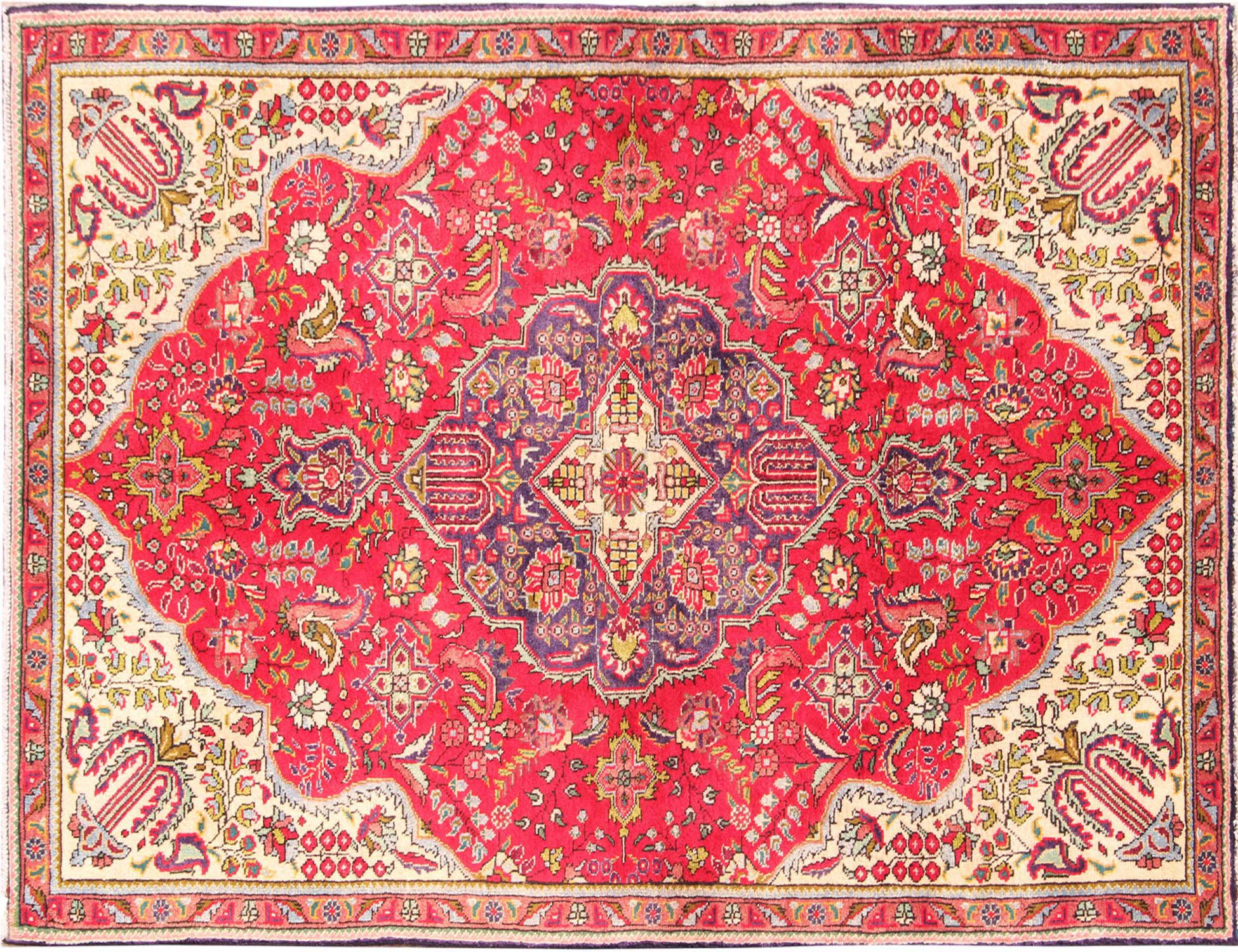Tabriz Χαλί  Κόκκινο <br/>234 x 144 cm