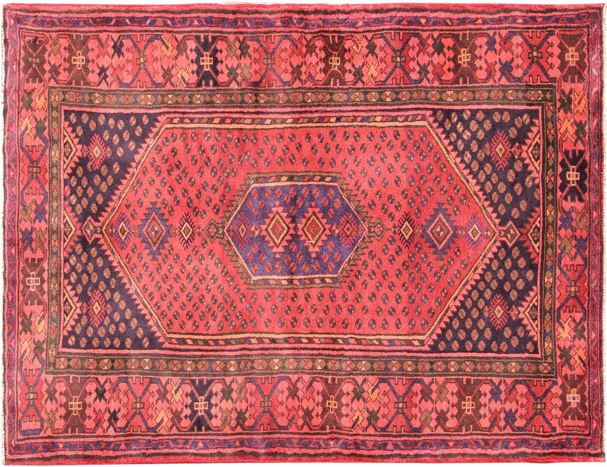 Hamadan Χαλί  Κόκκινο <br/>205 x 127 cm