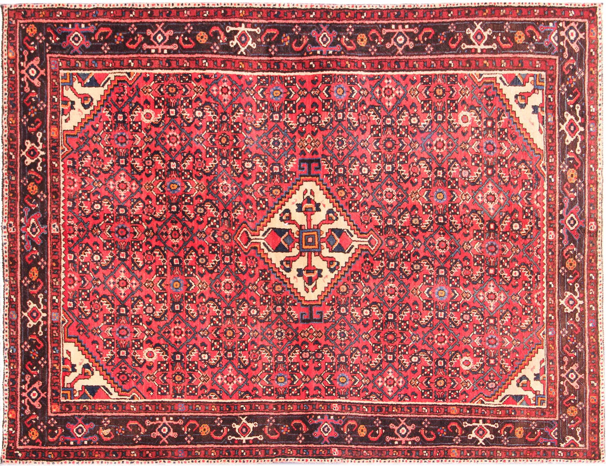 Hamadan Χαλί  Κόκκινο <br/>205 x 154 cm
