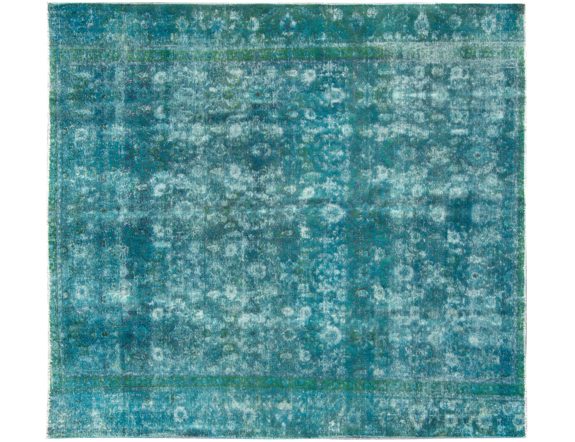 Persian vintage carpet  Πράσινο <br/>255 x 224 cm
