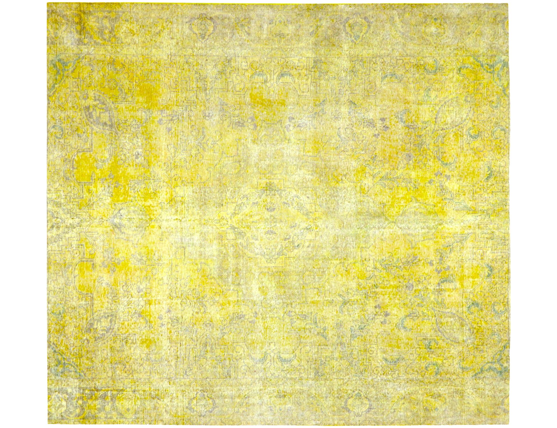 Persian Vintage Χαλί  Κίτρινο <br/>270 x 270 cm