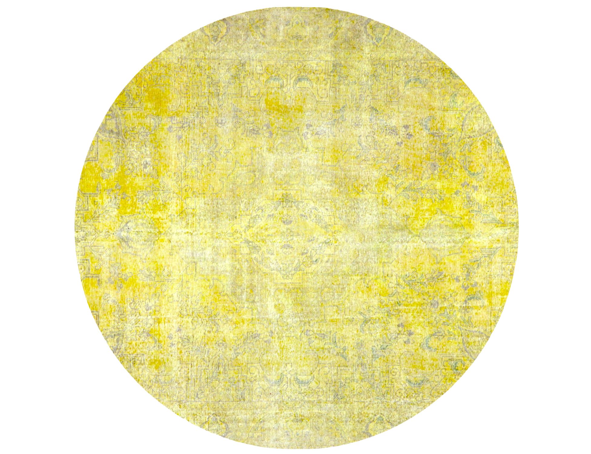 Persian Vintage Χαλί  Κίτρινο <br/>270 x 270 cm