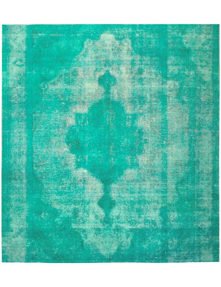Persian Vintage Χαλί 300 x 300 Πράσινο