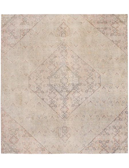 Persian Vintage Χαλί 195 x 195 Μπεζ