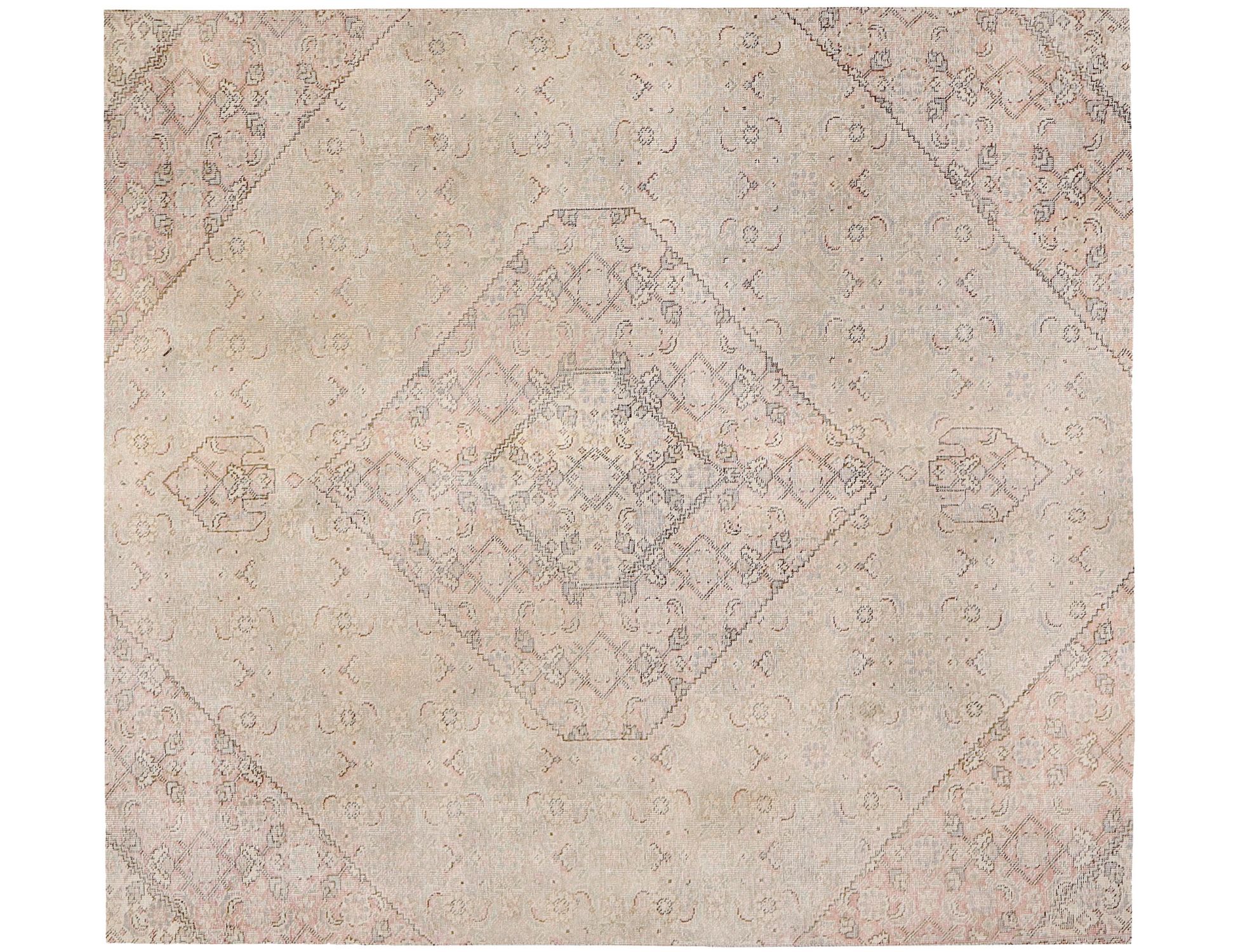 Persian Vintage Χαλί  Μπεζ <br/>195 x 195 cm