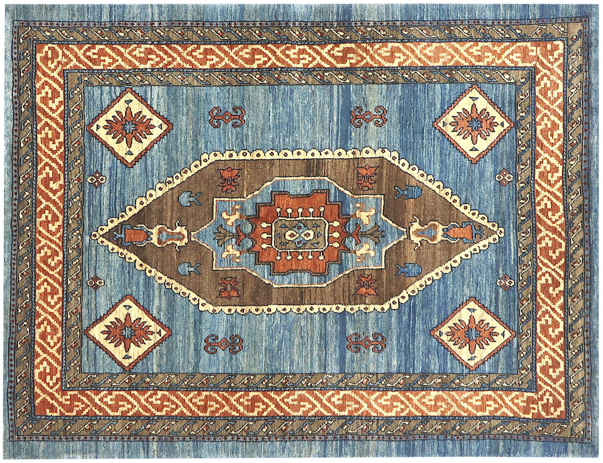 Persian Rug  Μπλε <br/>198 x 158 cm