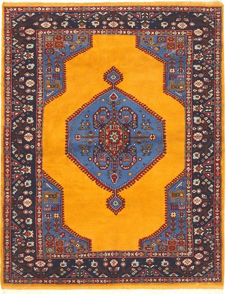 Persian Rug 199 x 136 Μπλε