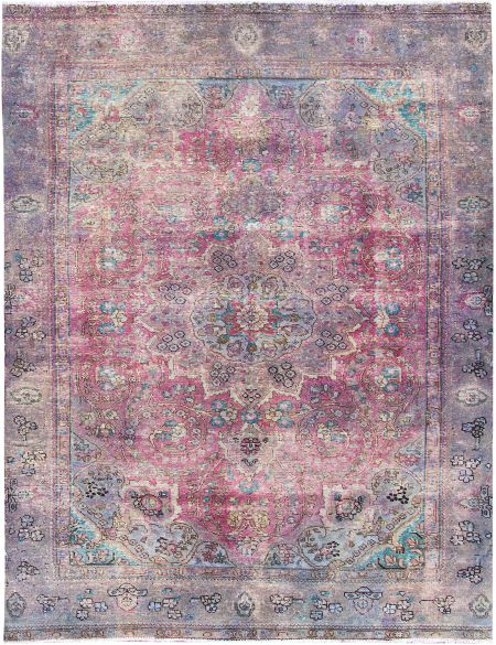 Persian Vintage Χαλί 290 x 200 Μωβ