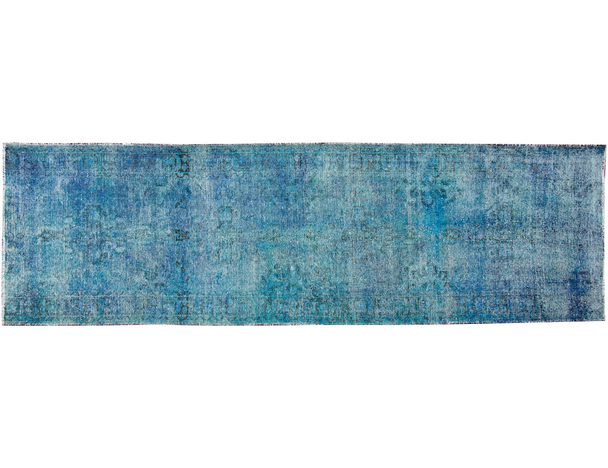Persian vintage carpet  Μπλε <br/>364 x 114 cm