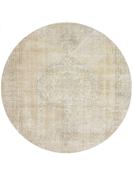 Persian Vintage Χαλί 140 x 140 Μπεζ