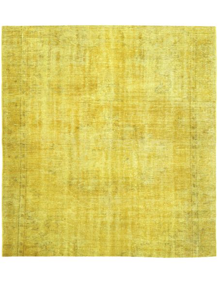Persian Vintage Χαλί 162 x 162 Κίτρινο