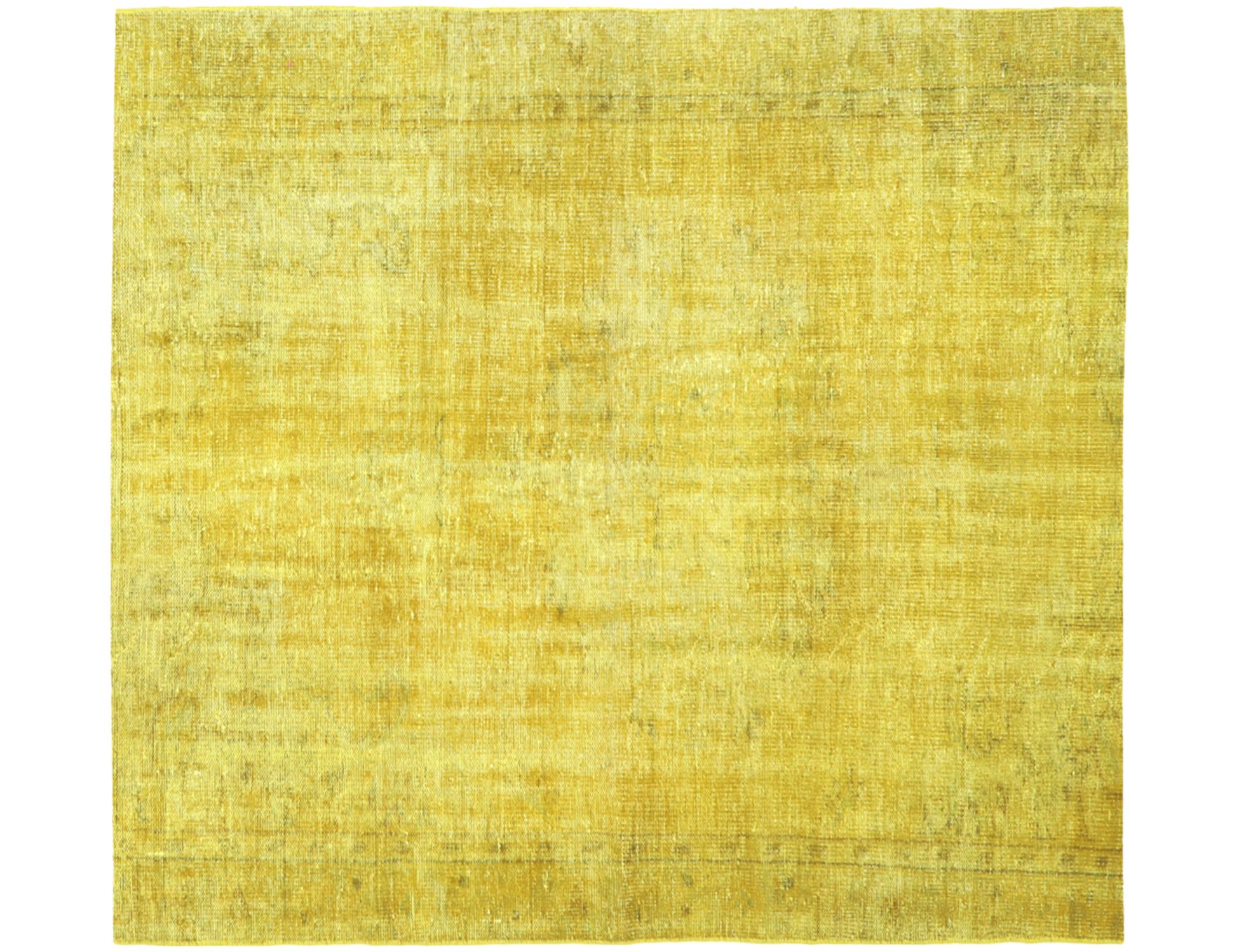 Persian Vintage Χαλί  Κίτρινο <br/>162 x 162 cm