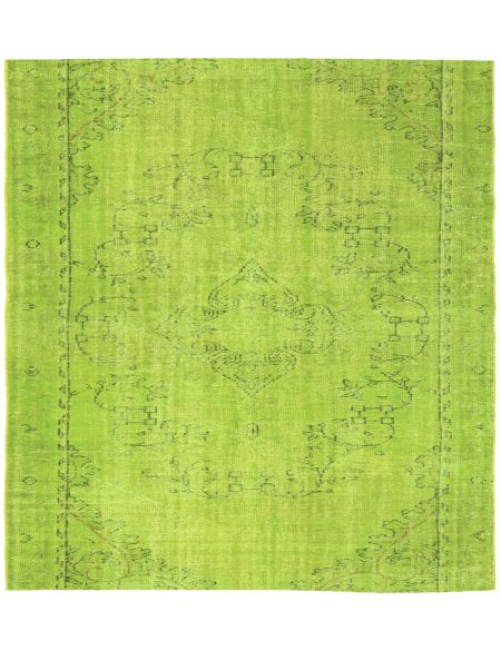 Persian Vintage Χαλί 170 x 170 Πράσινο