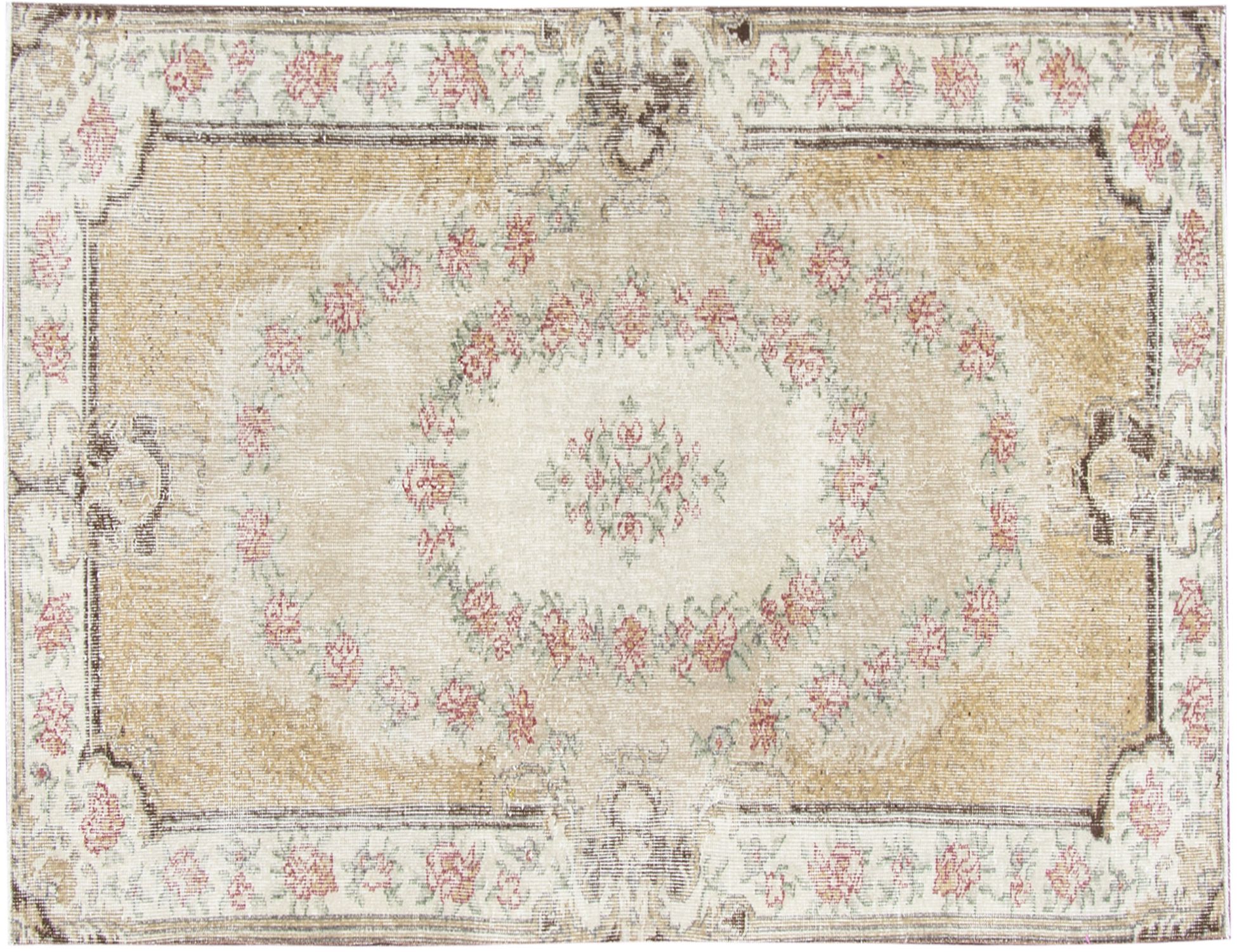 Vintage Χαλί  Μπεζ <br/>204 x 114 cm