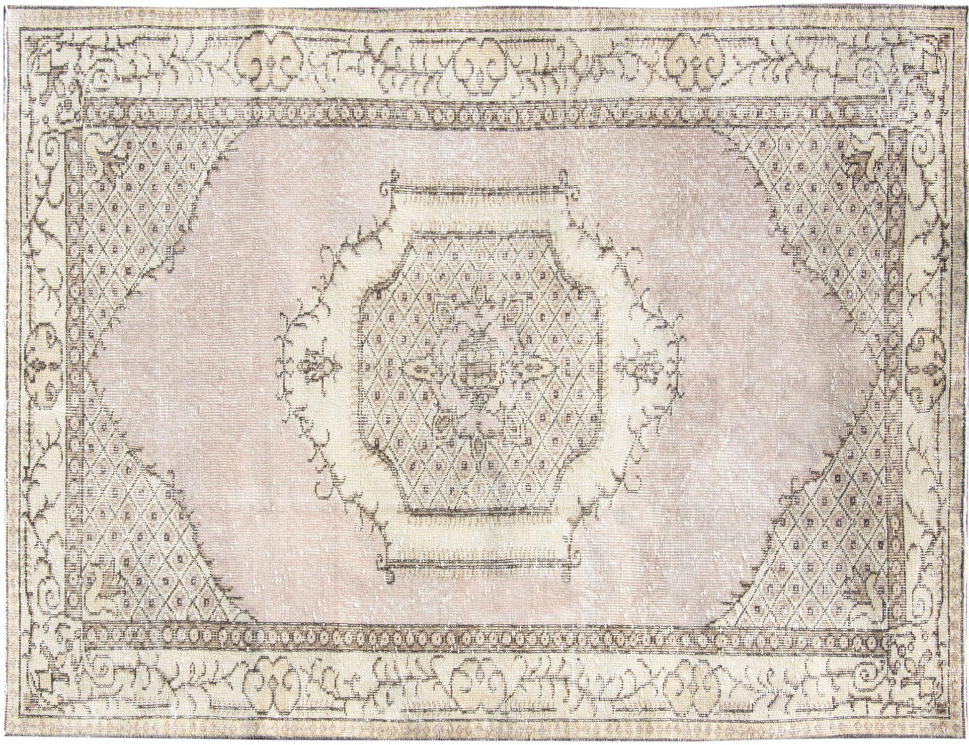 Vintage Χαλί  Μπεζ <br/>210 x 113 cm