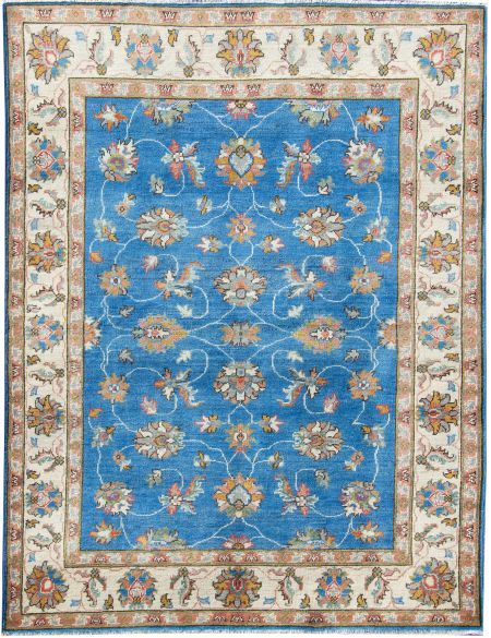 Kazak Χαλί 206 x 151 Μπλε
