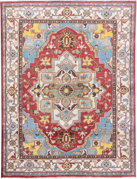 Kazak Χαλί 205 x 151 Μπλε
