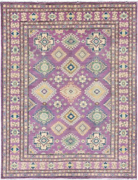 Kazak Χαλί 205 x 150 Μωβ
