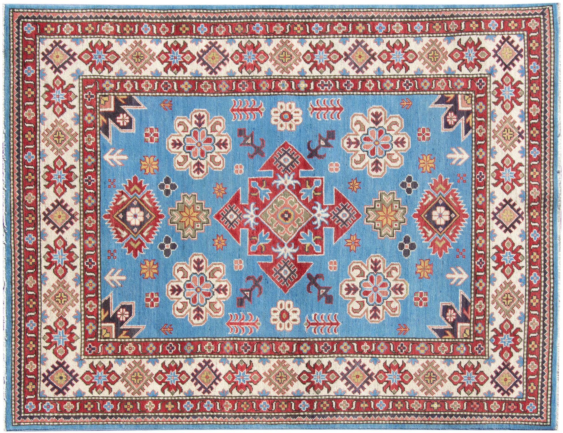 Kazak    Μπλε <br/>205 x 146 cm