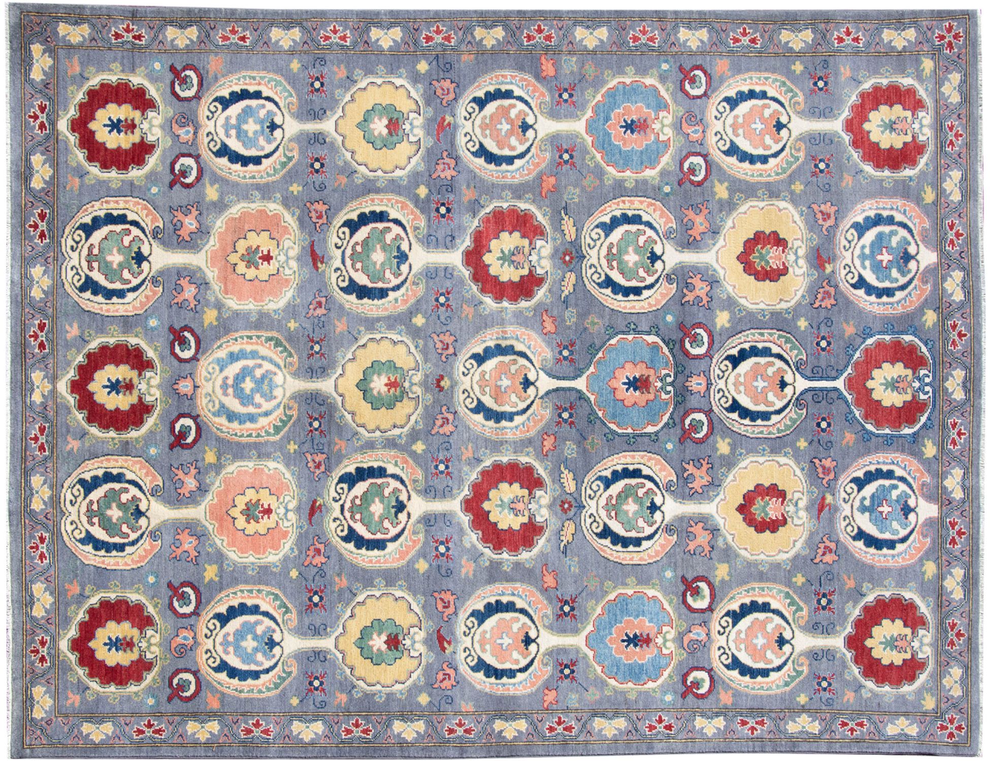 Kazak Χαλί  Γκρι <br/>293 x 198 cm