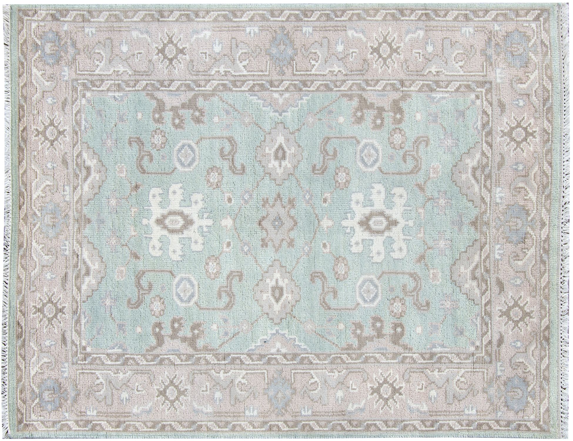 OUSHAK Indo  Πράσινο <br/>184 x 125 cm